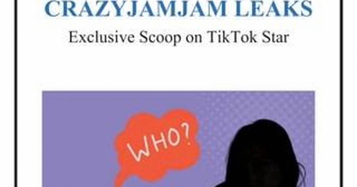 Crazyjamjam Fanfix Leaked: a Deep Dive into the Controversy